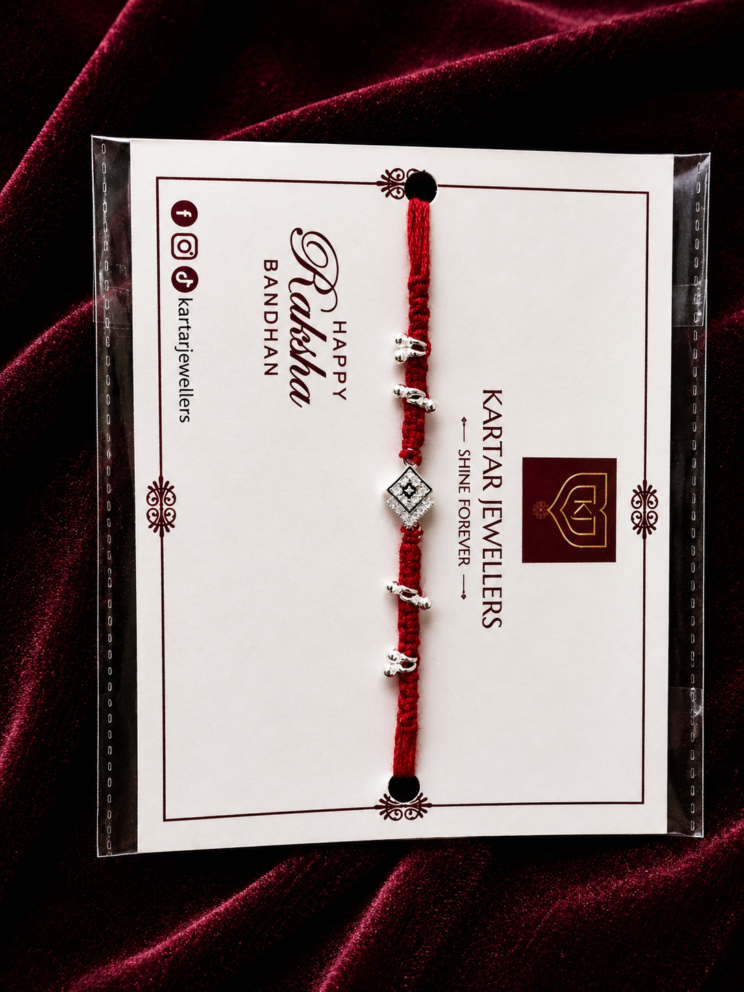 Silver Rakhi