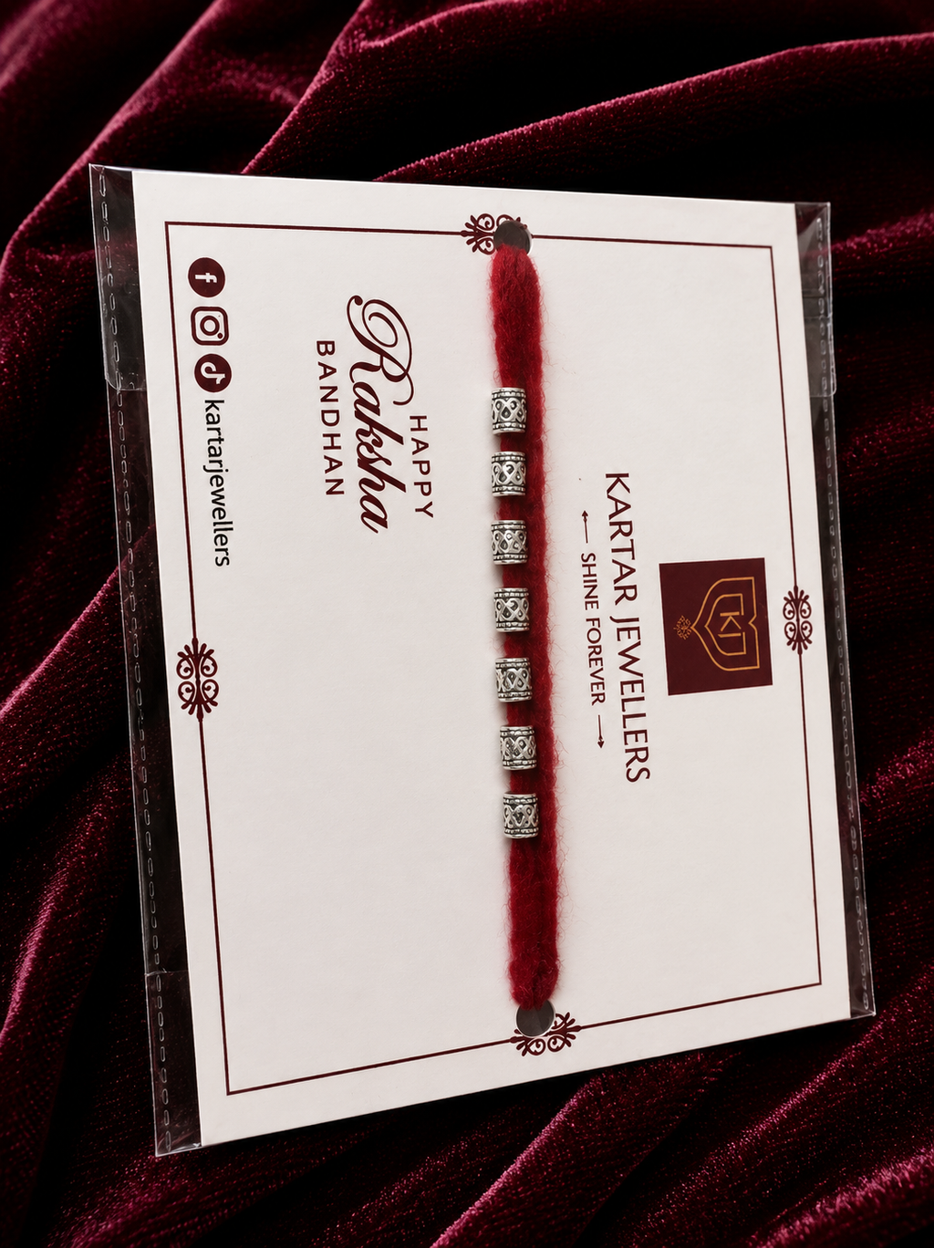 Silver Rakhi
