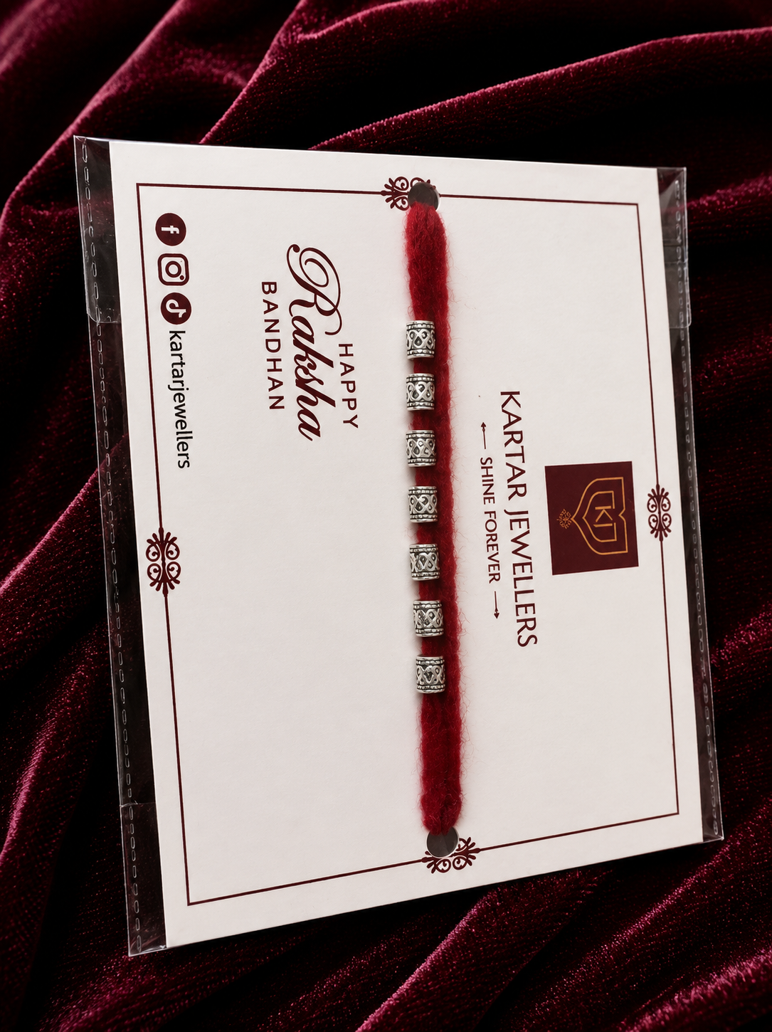 Silver Rakhi