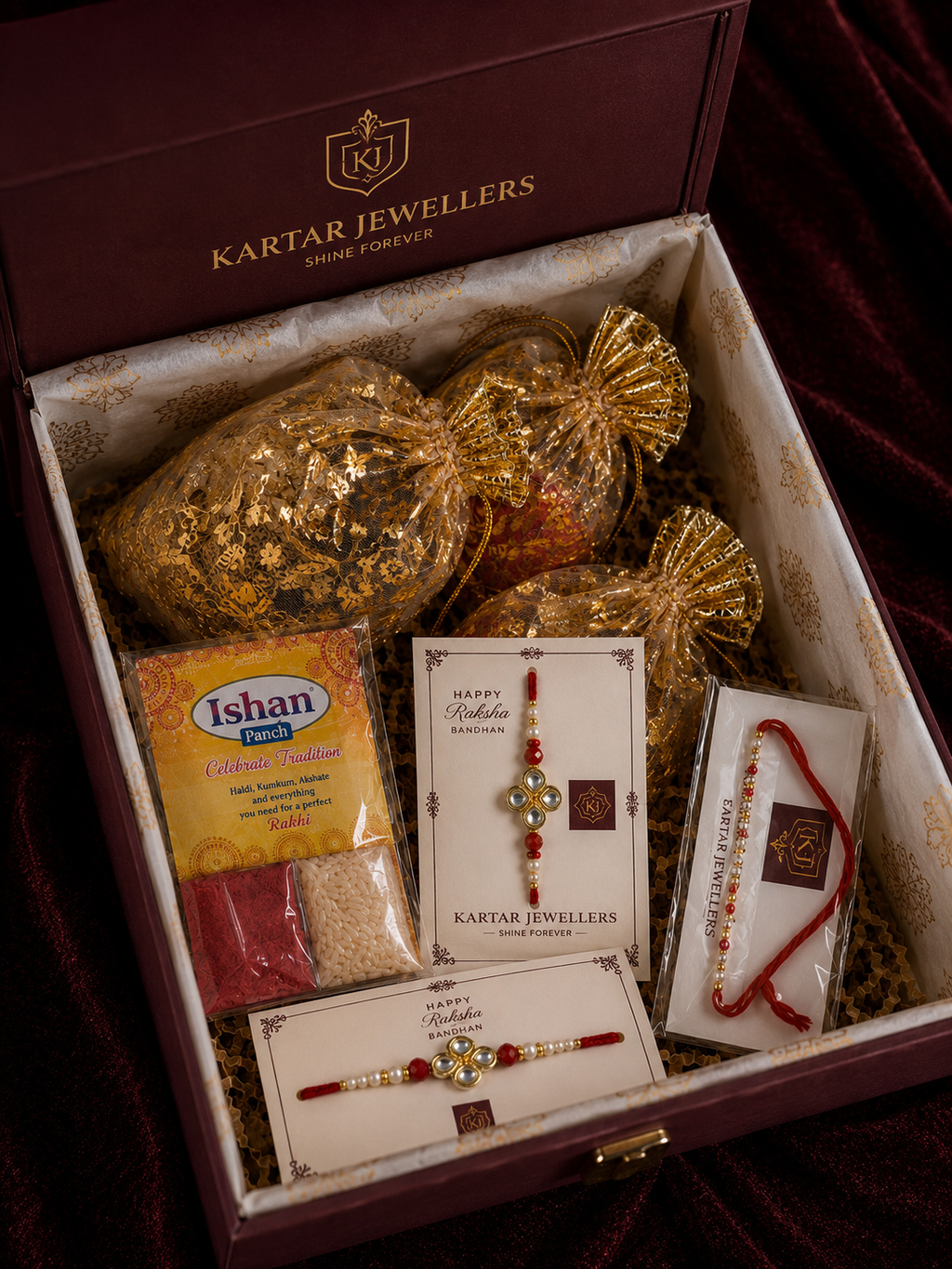 Artificial Duo Rakhi Hamper