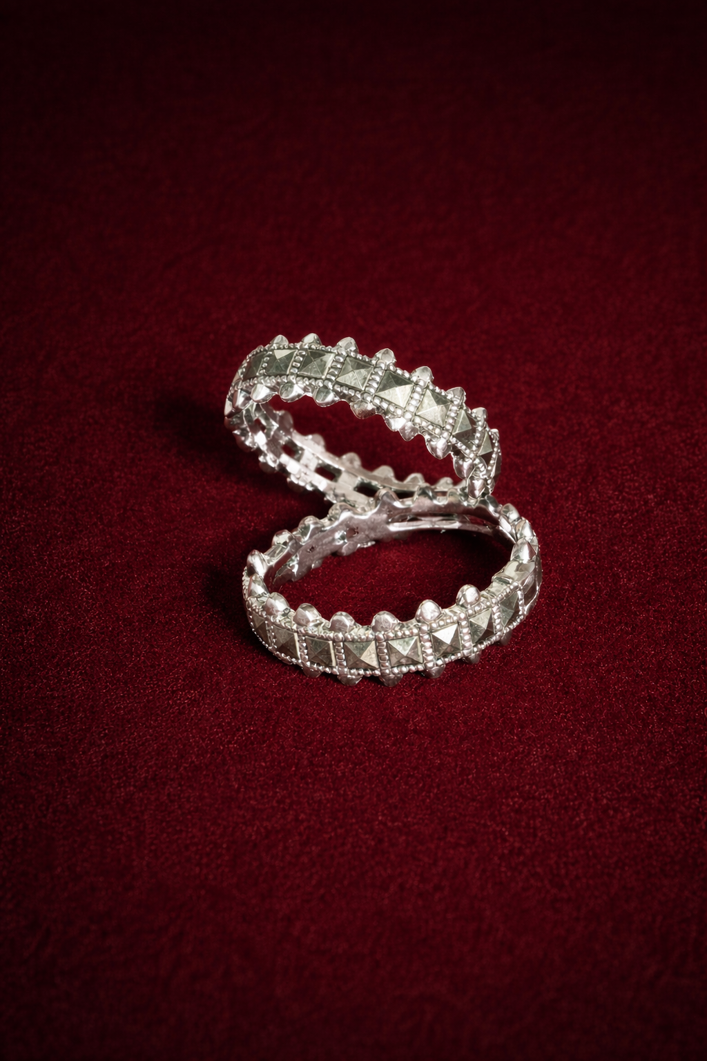 Silver Hoops