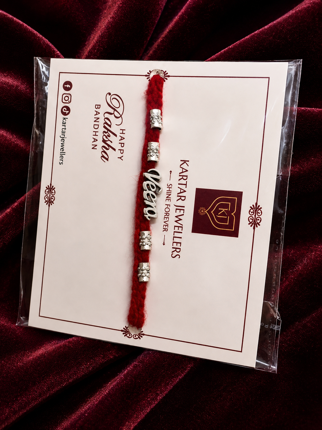Silver Rakhi