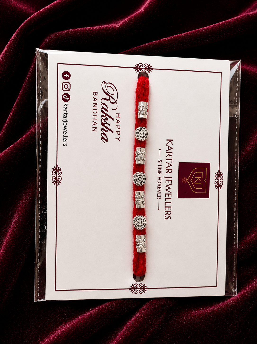 Silver Rakhi
