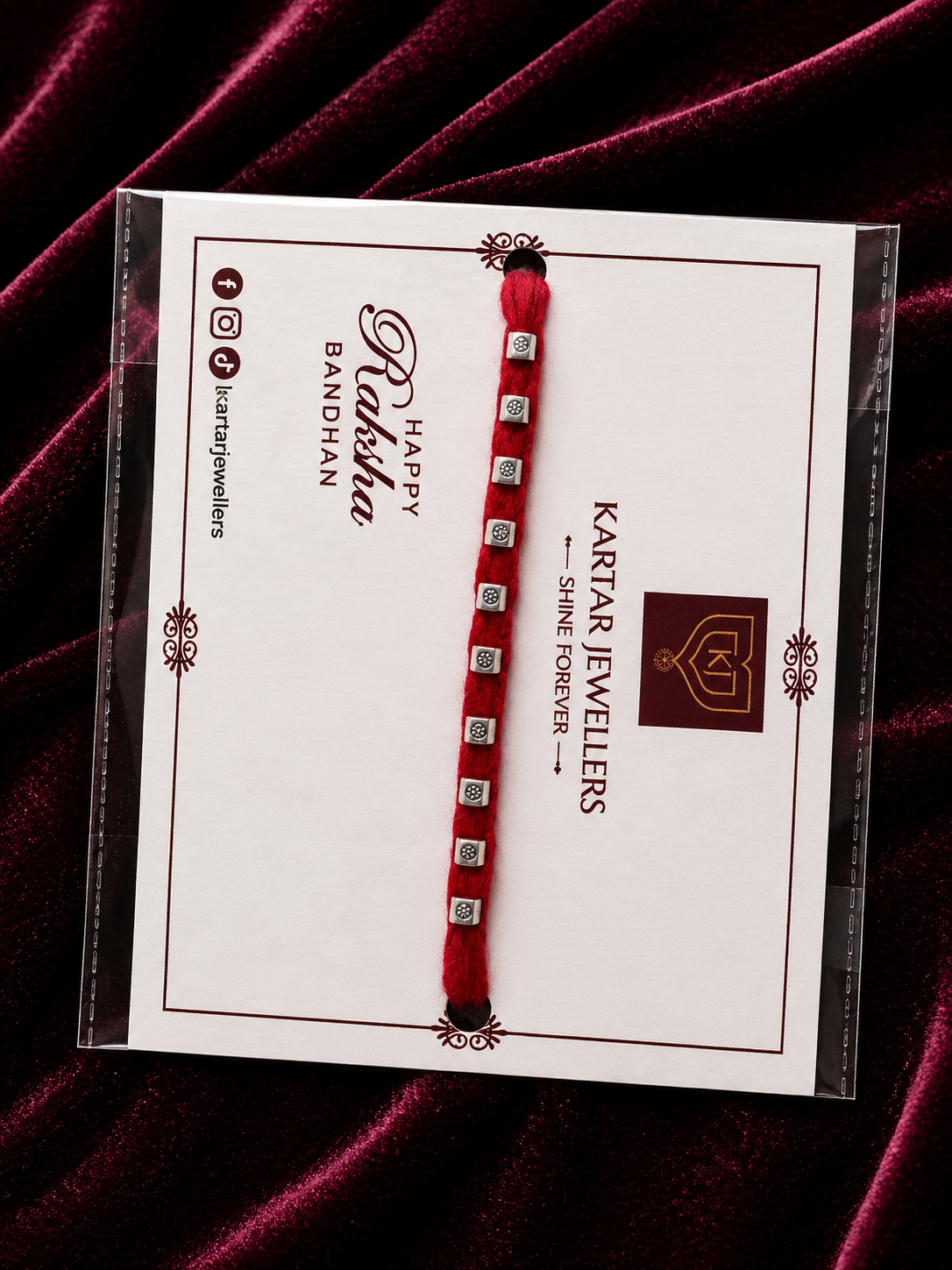 Silver Rakhi