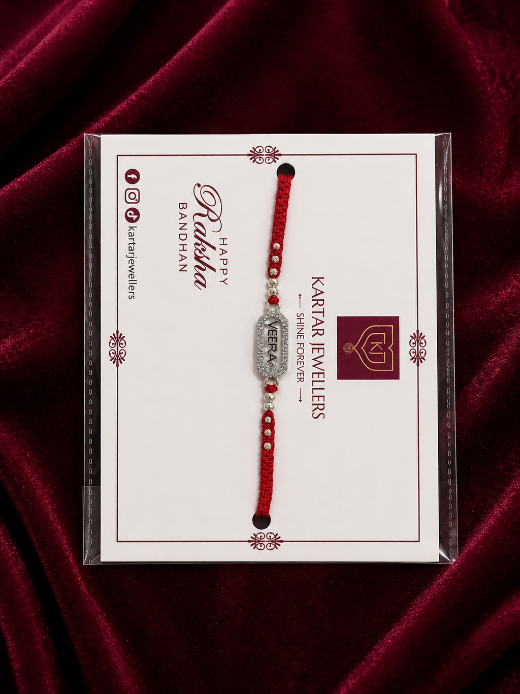 Silver Rakhi