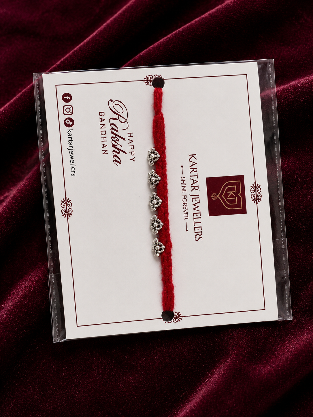 Silver Rakhi