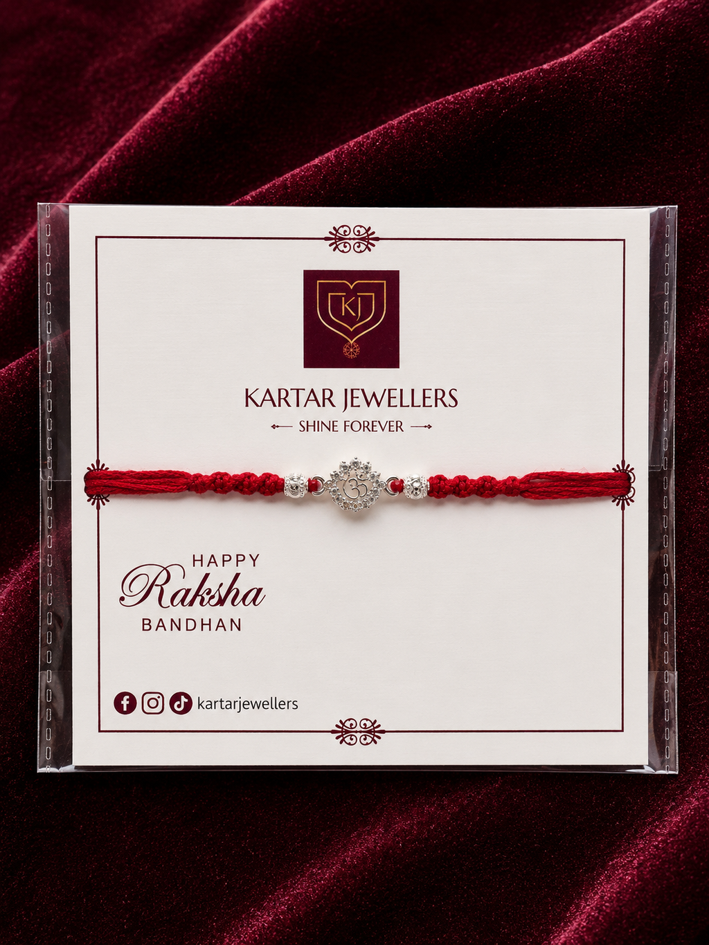 Silver Rakhi
