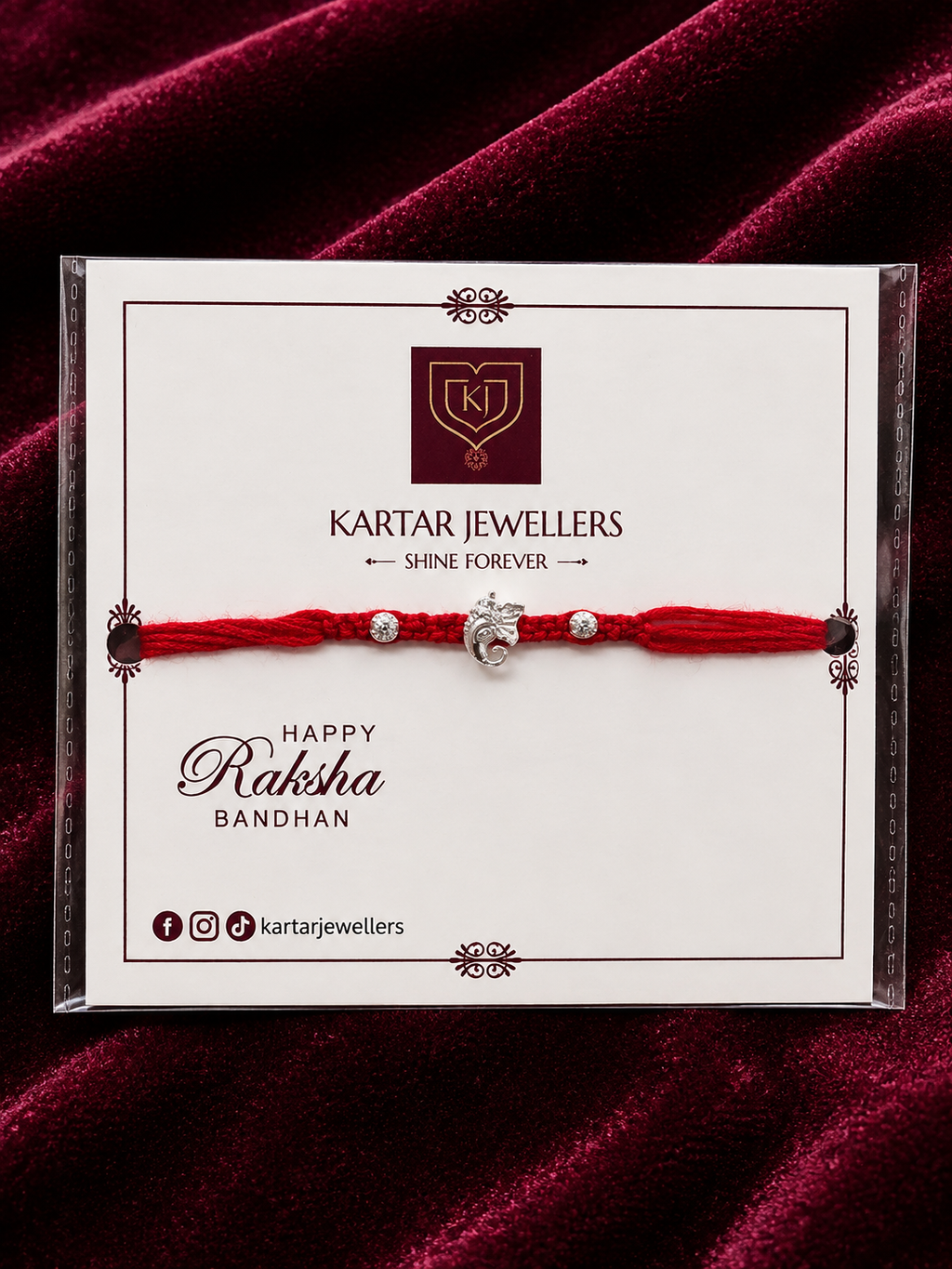 Silver Rakhi