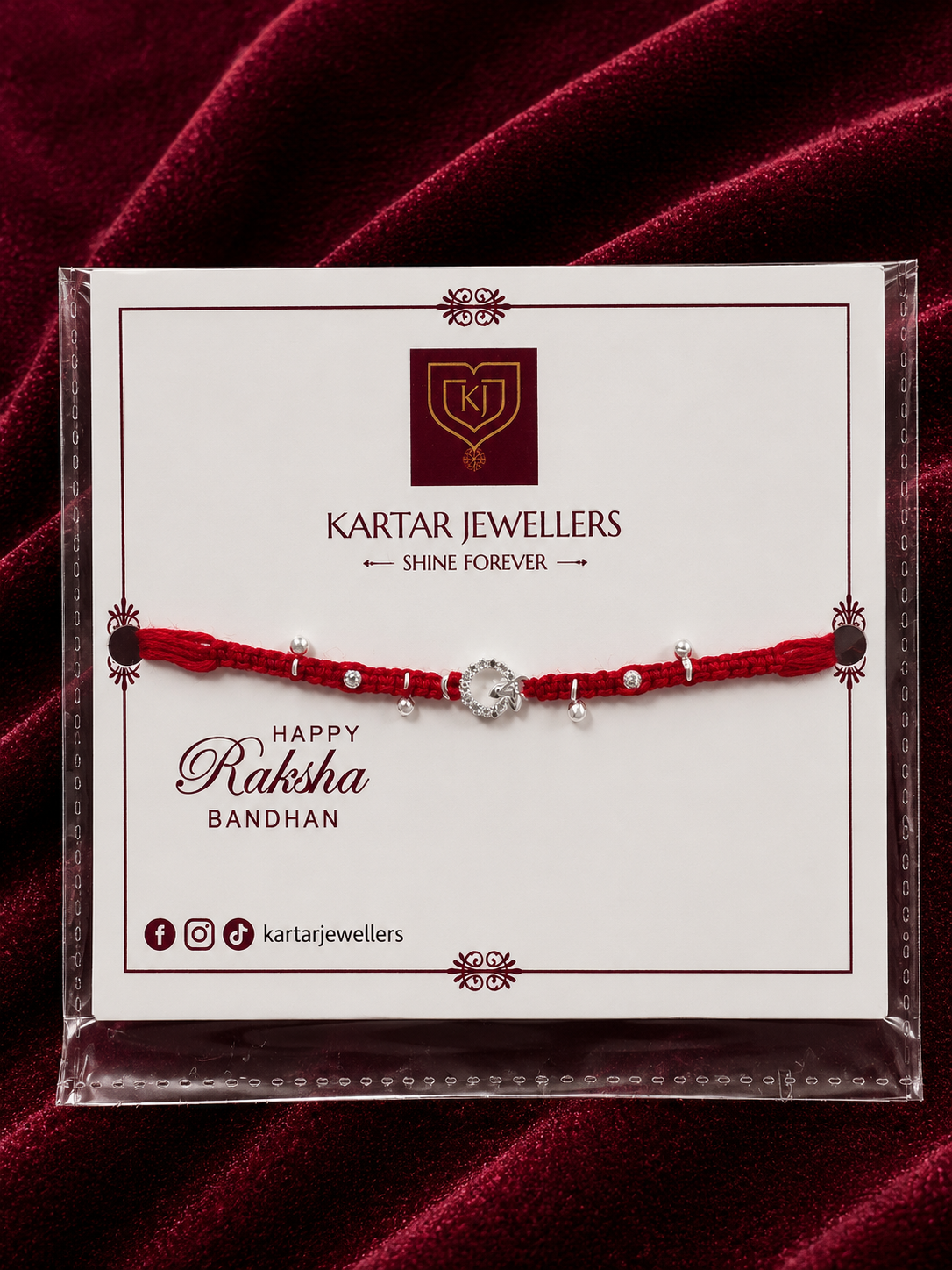 Silver Rakhi