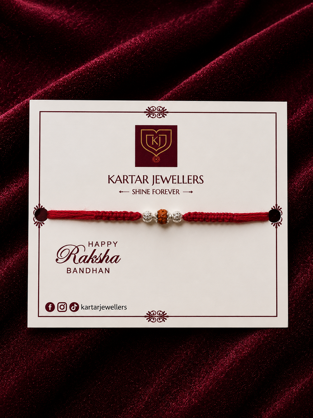 Silver Rakhi
