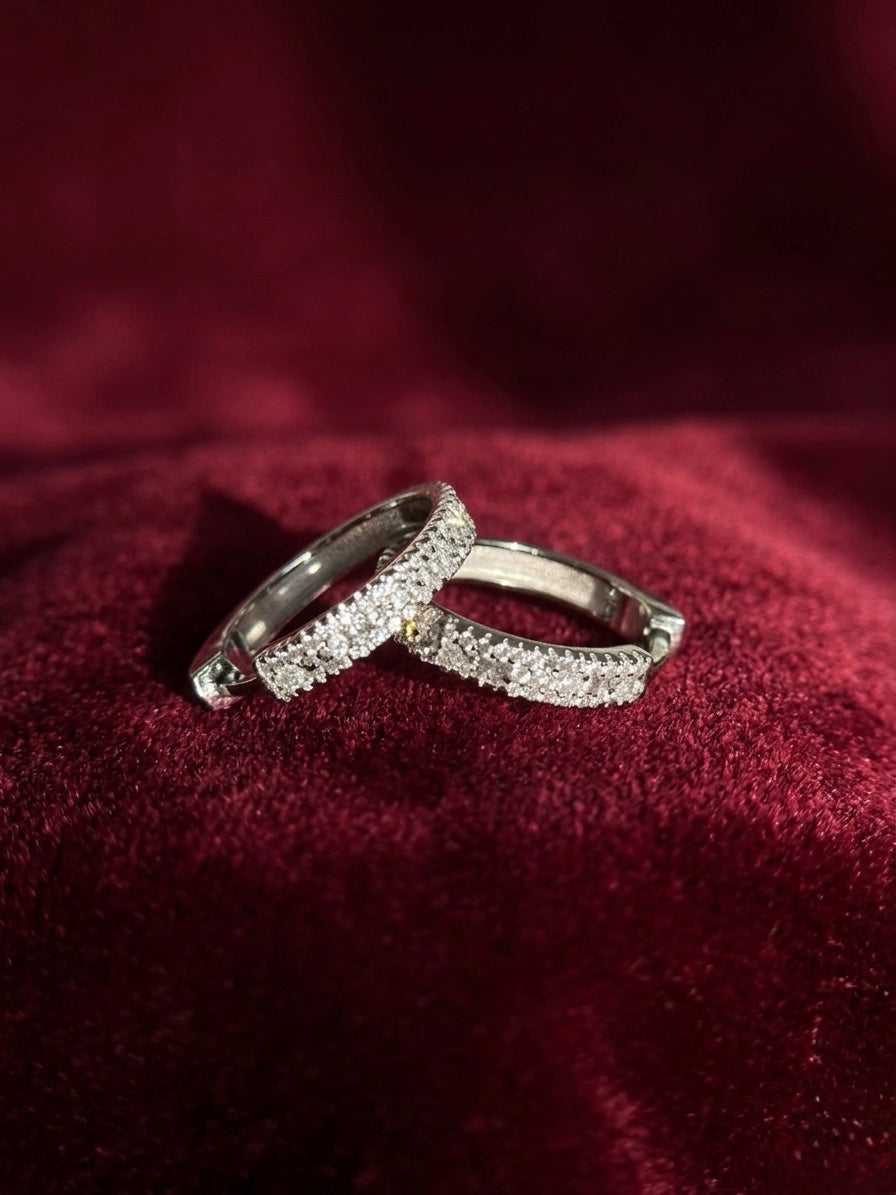 Silver Hoops