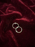 Silver Hoops