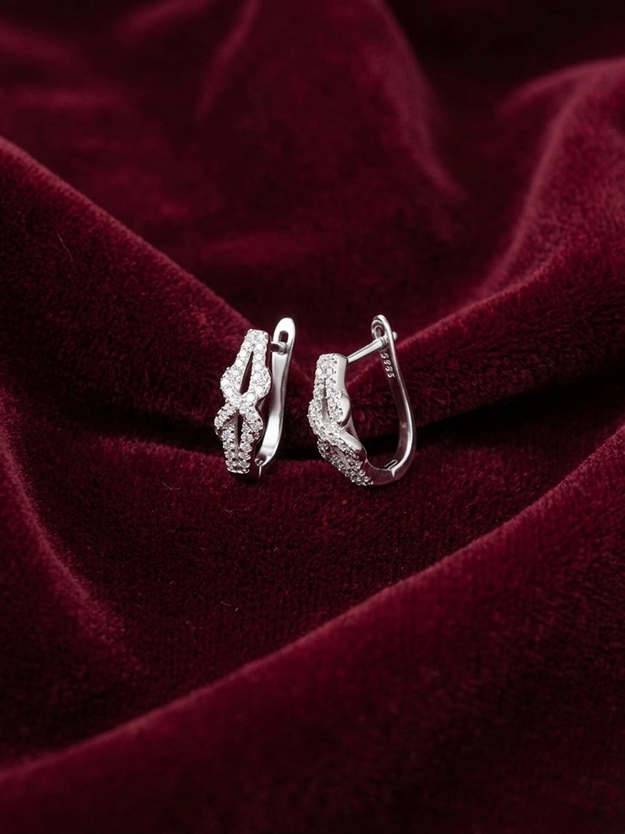 Silver Hoops