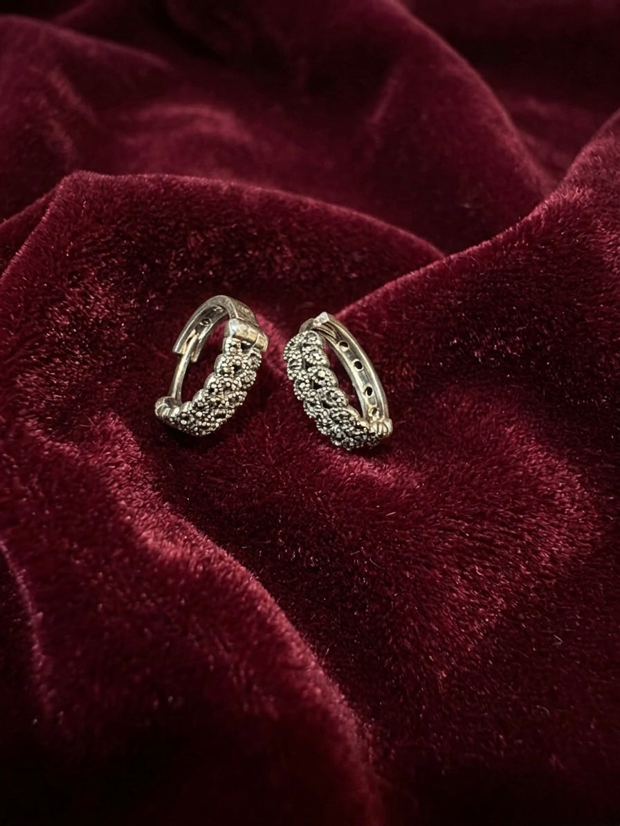 Silver Hoops