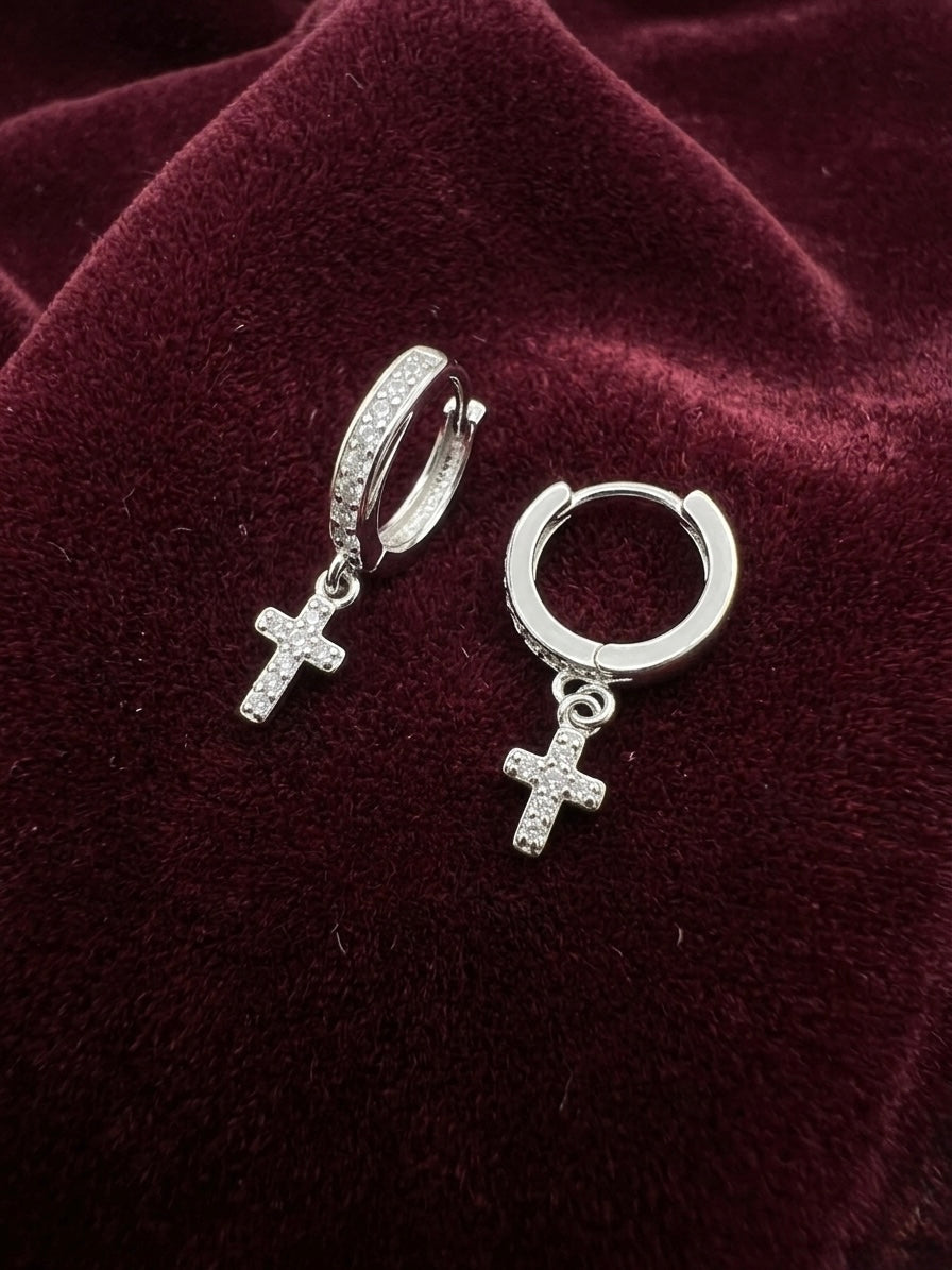 Silver Hoops