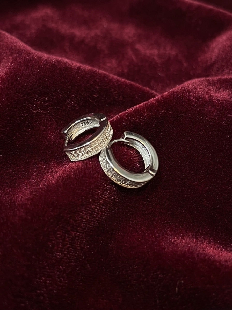 Silver Hoops