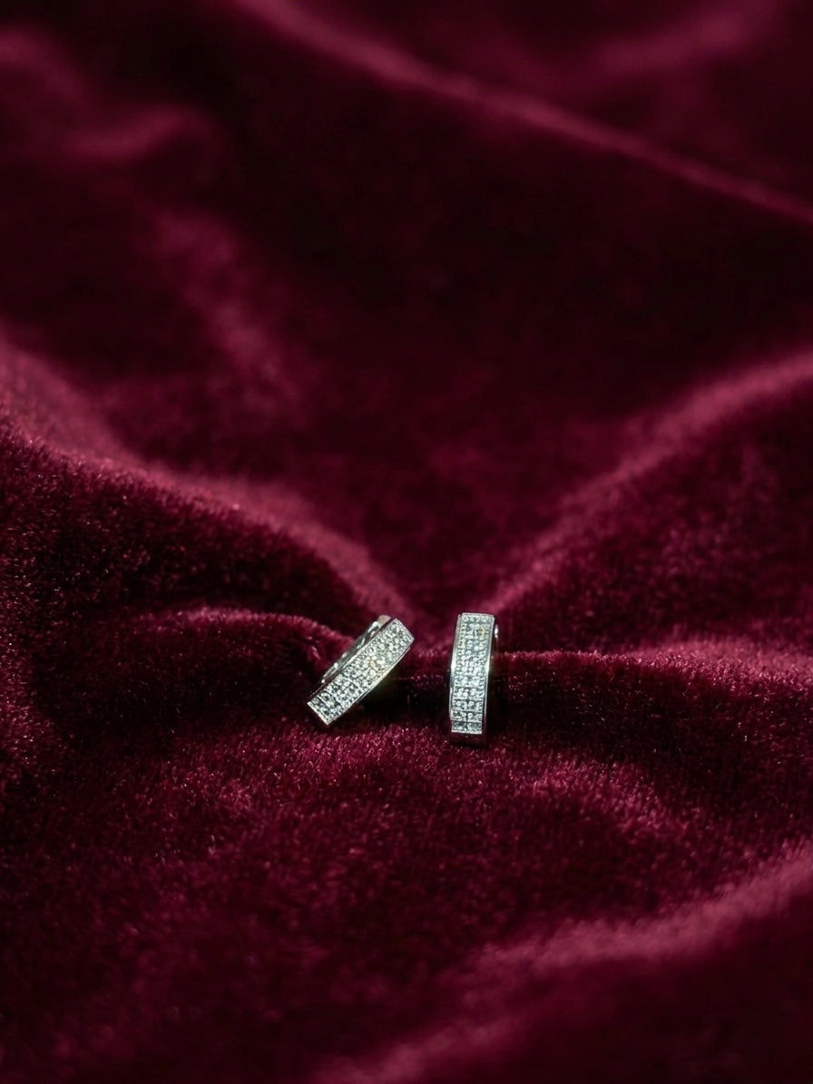 Silver Hoops