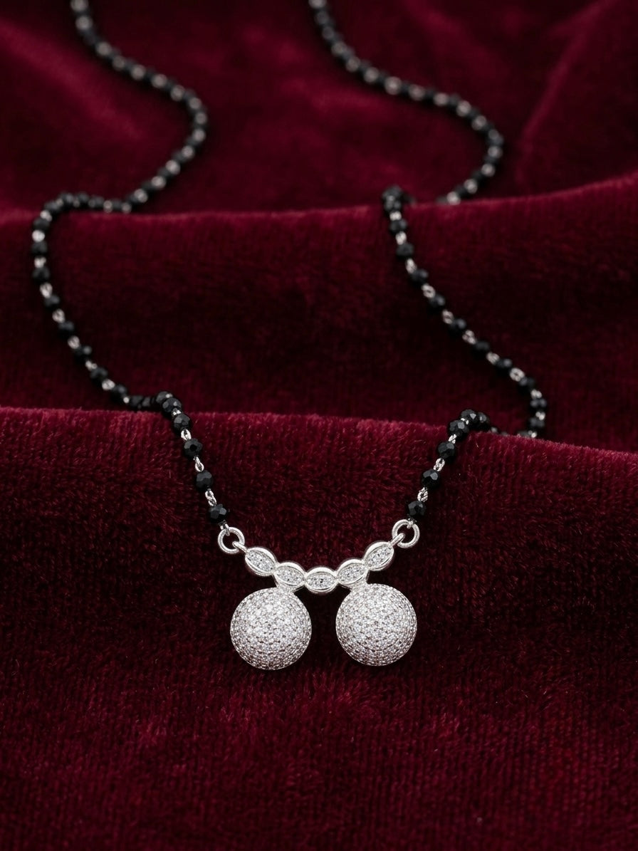 Silver Mangalsutra