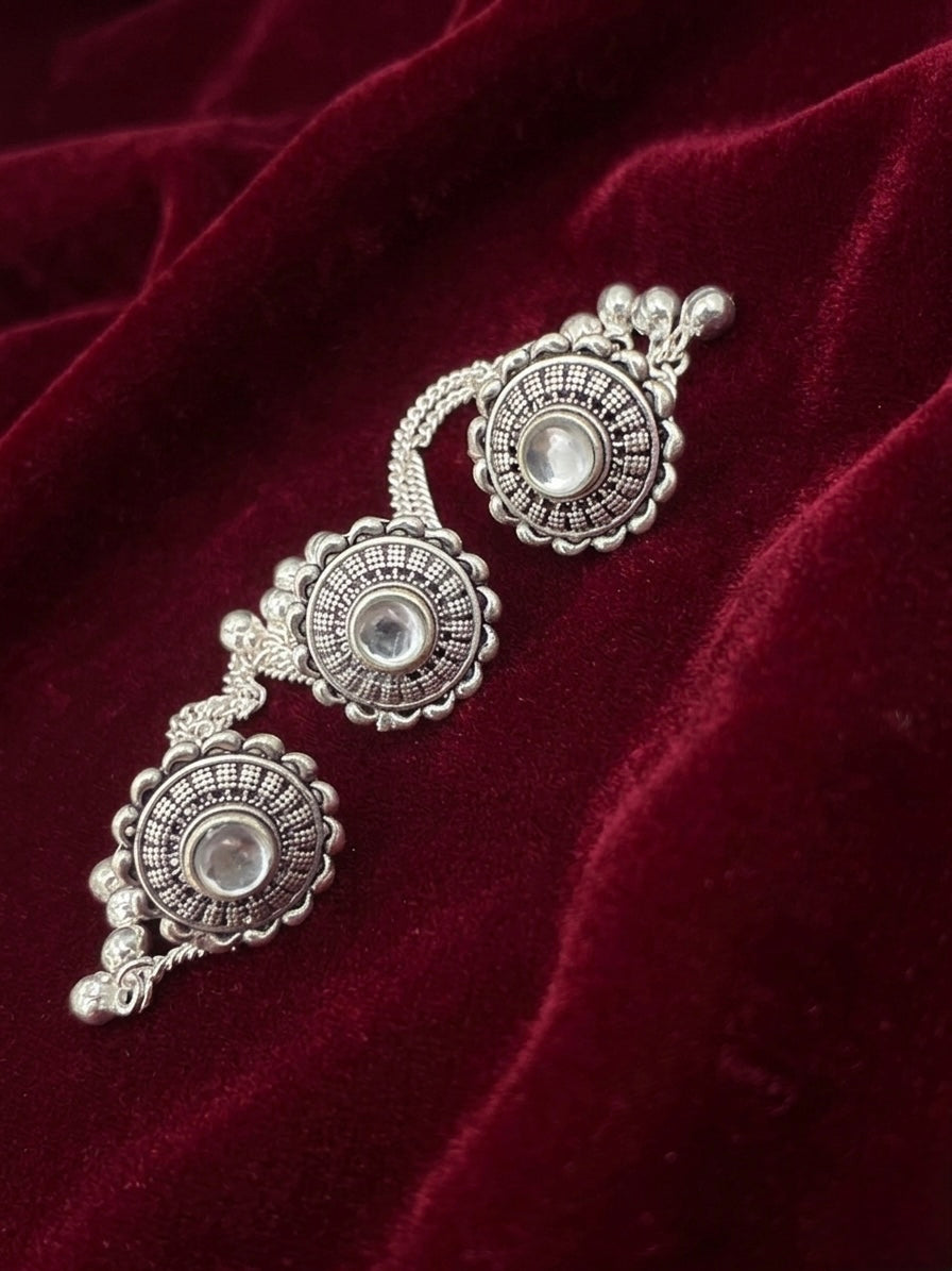 Silver Cufflink/Button