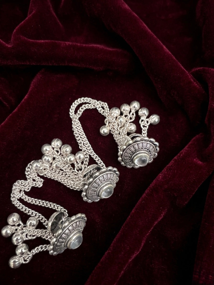 Silver Cufflink/Button