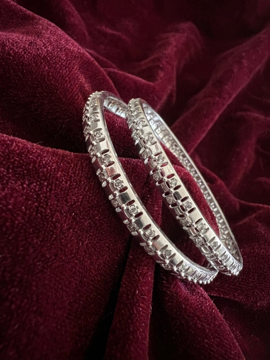 Silver Bangles