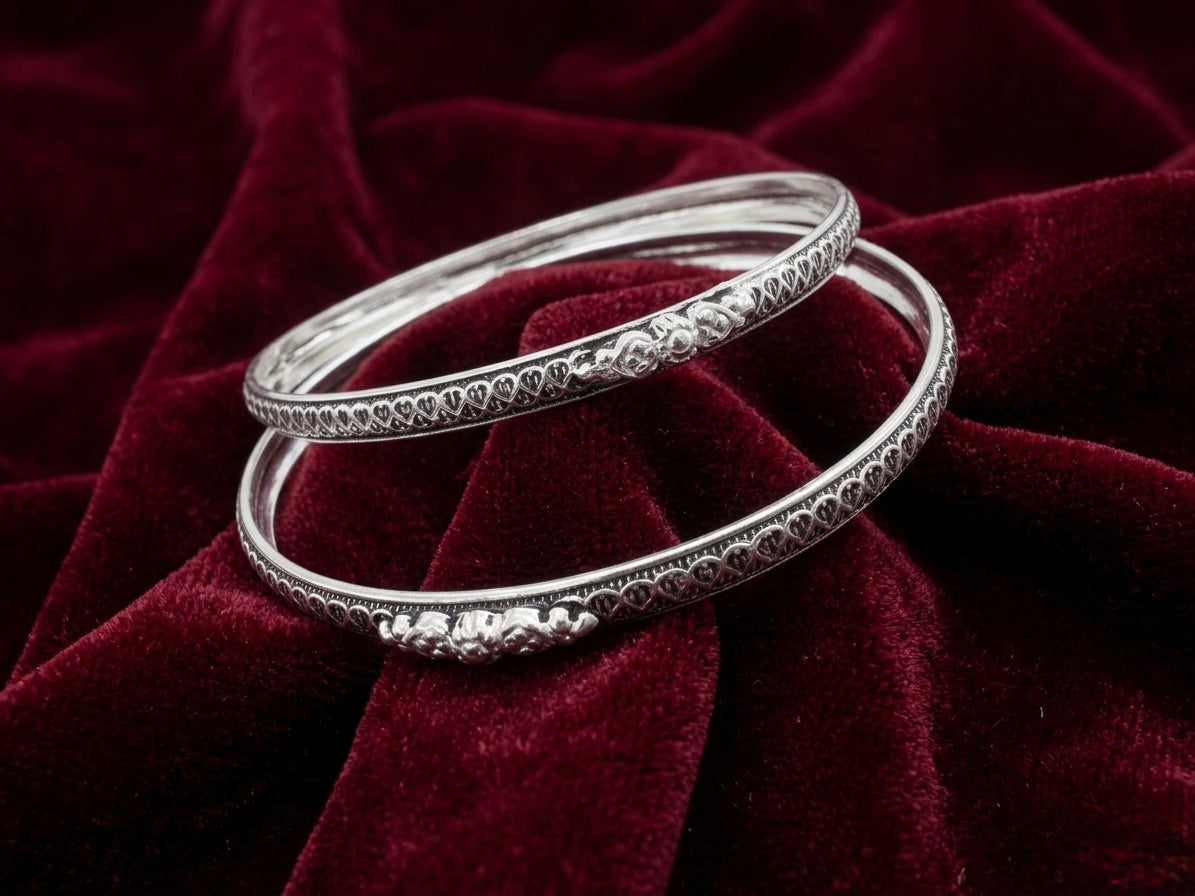 Silver Bangles