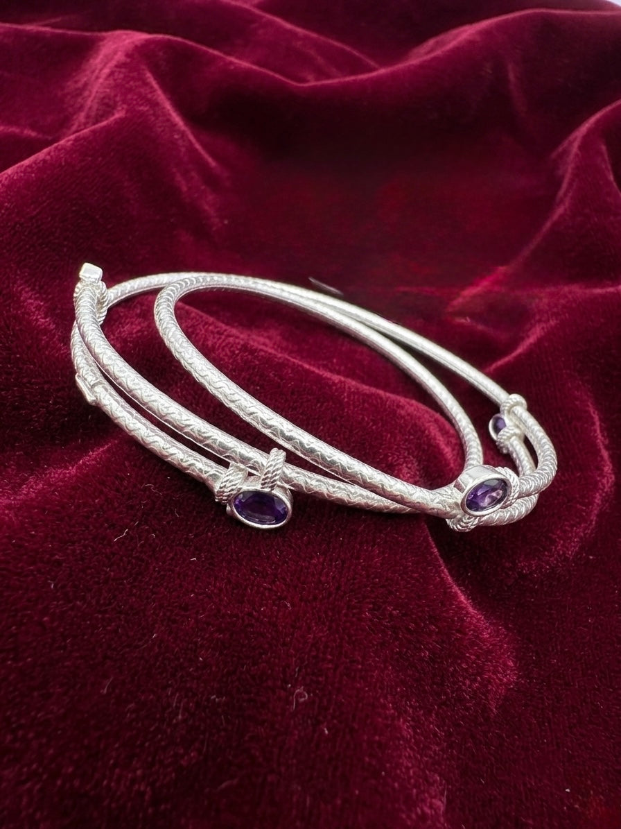 Silver Bangles