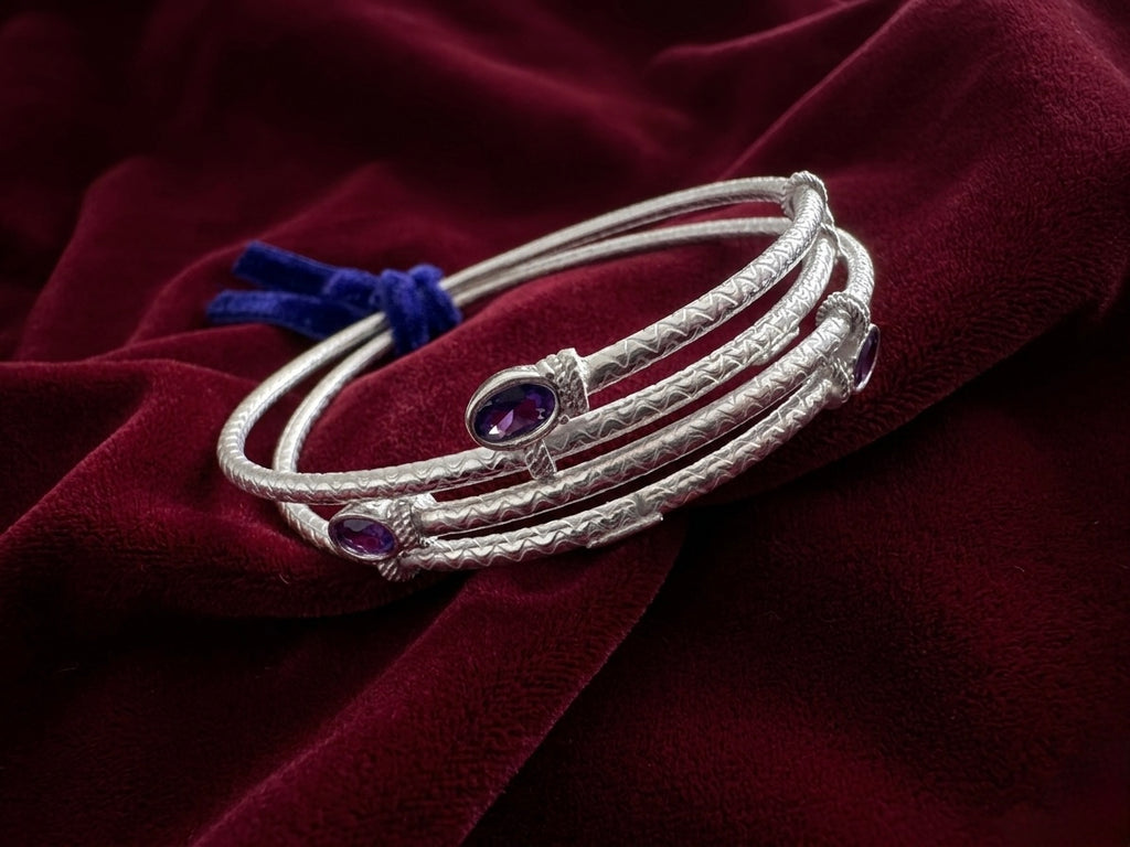 Silver Bangles