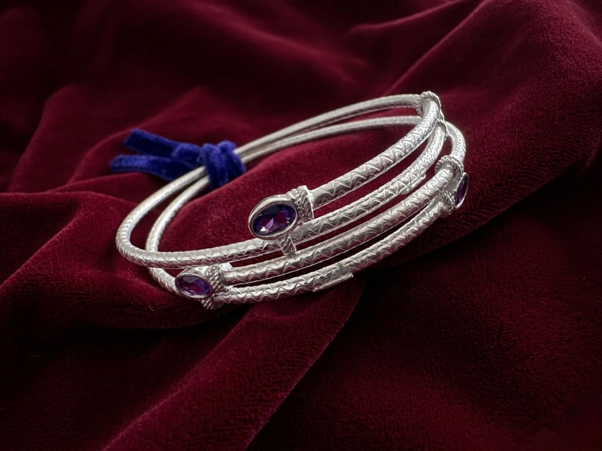 Silver Bangles