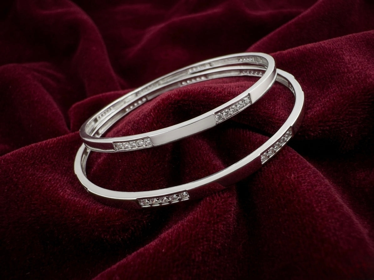 Silver Bangles