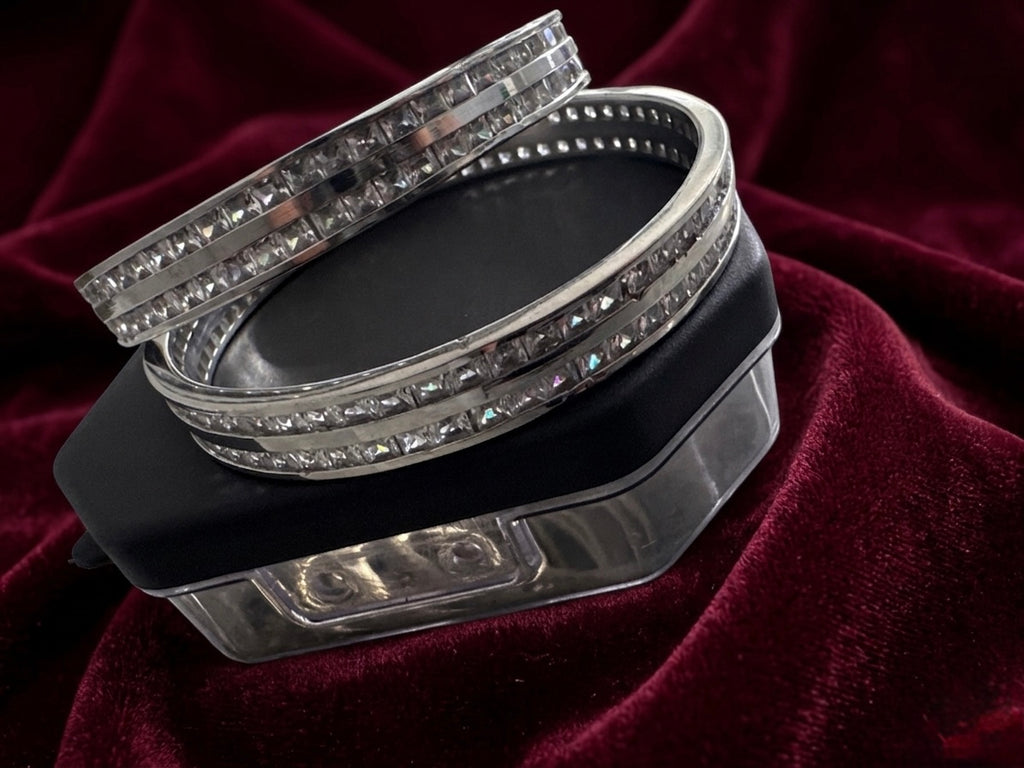 Silver Bangles Openable