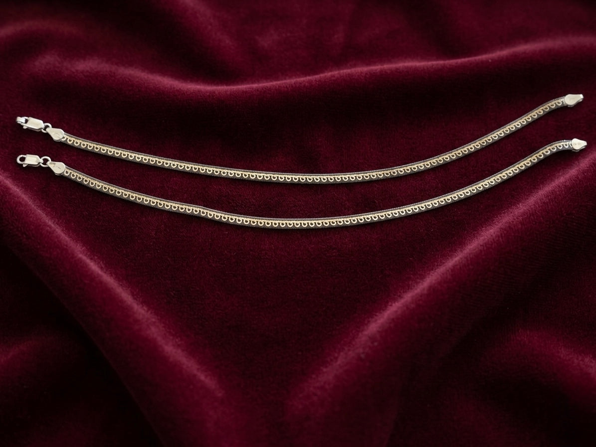 Silver Anklets