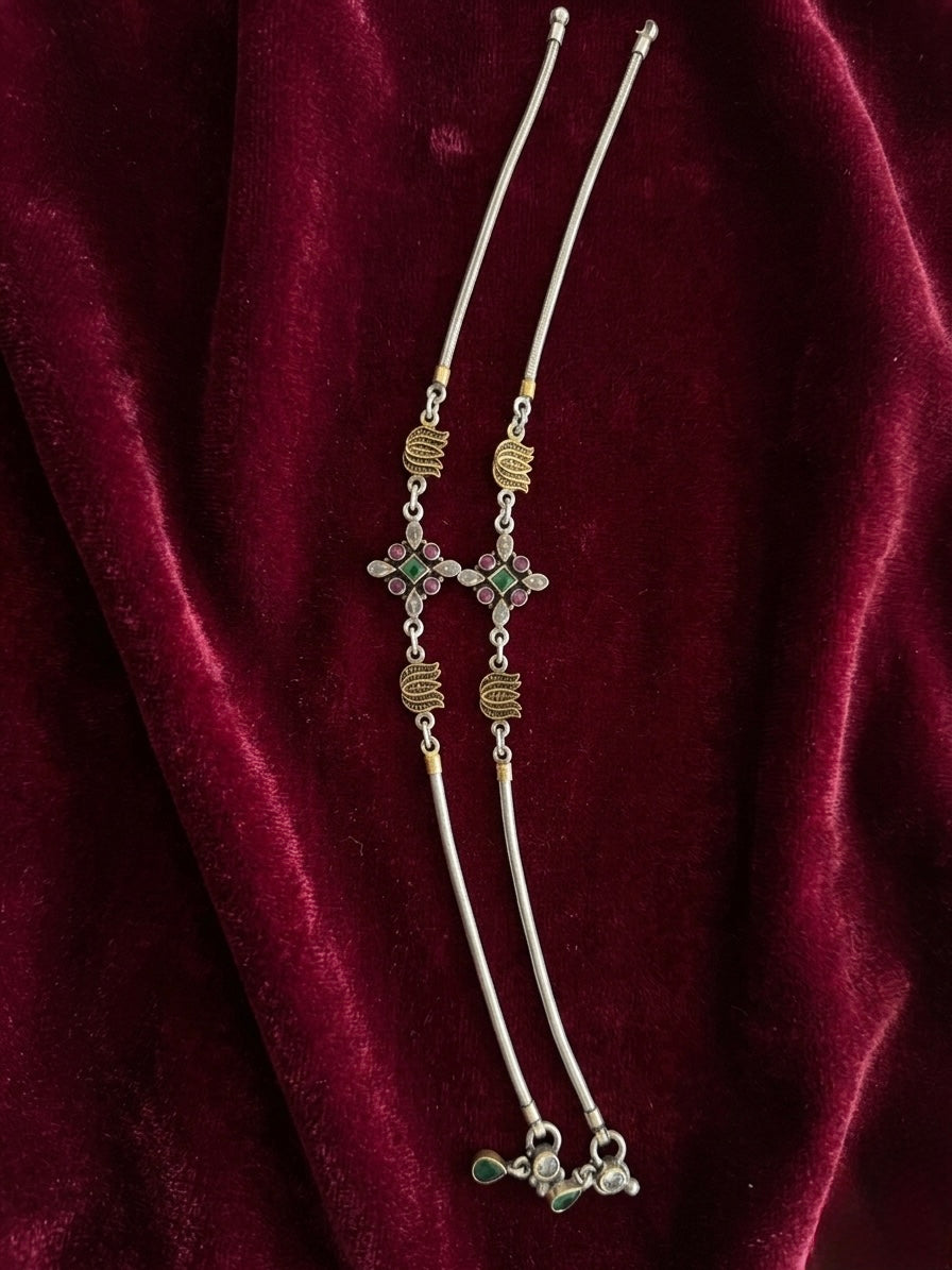 Silver Anklets