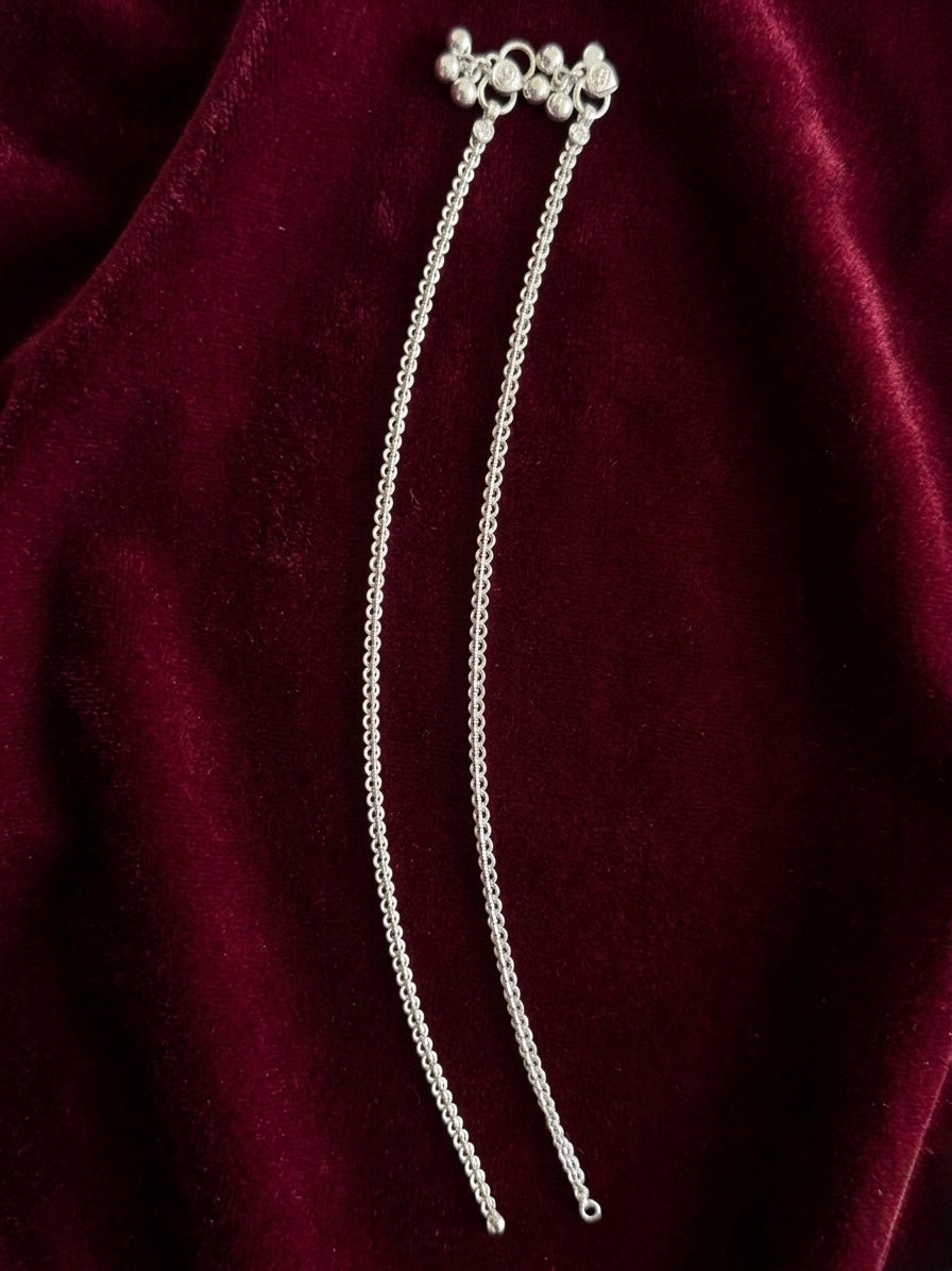 Silver Anklets