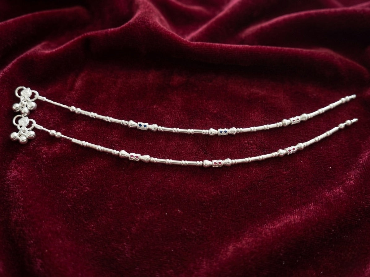 Silver Anklets