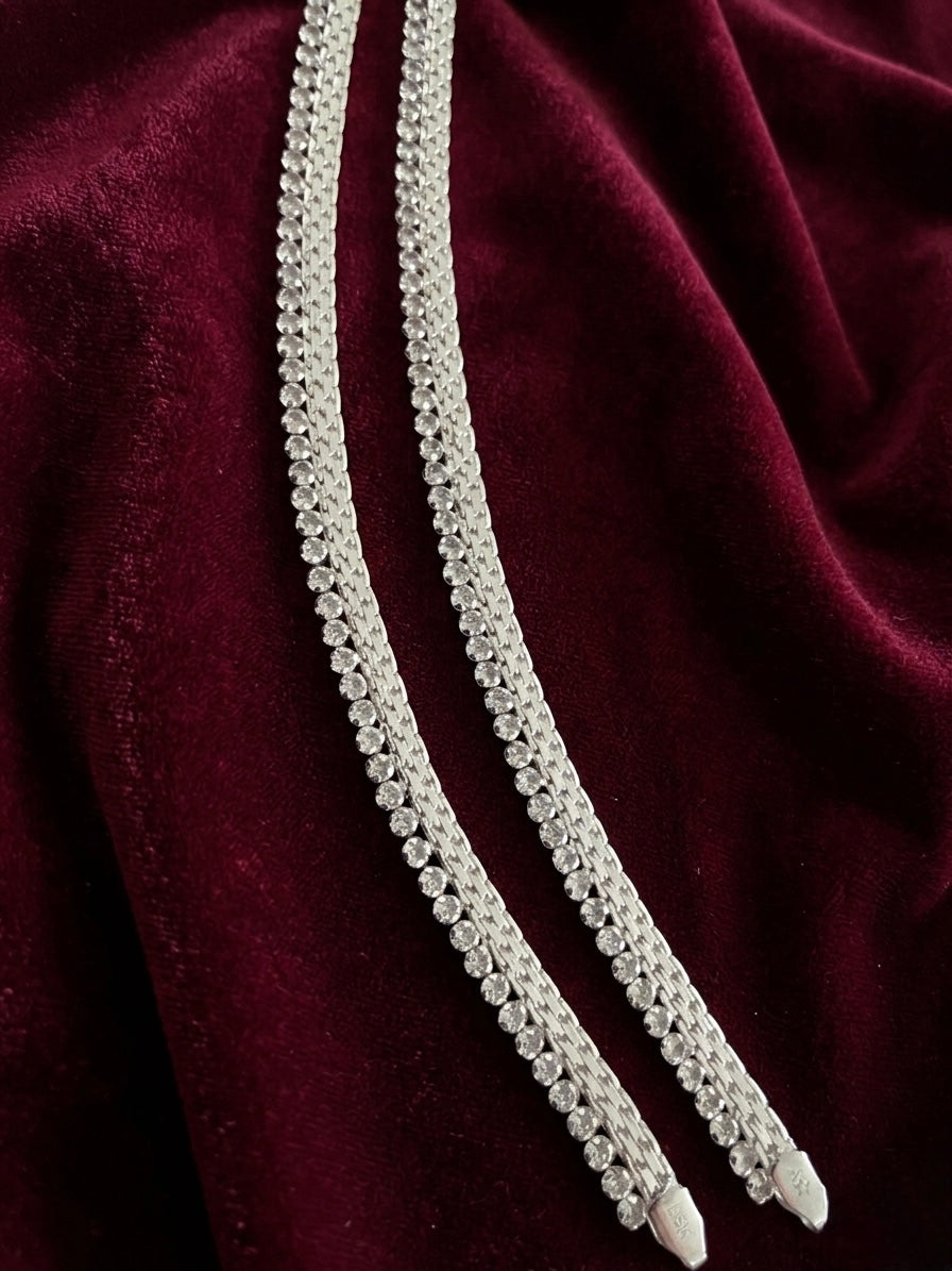 Silver Anklets