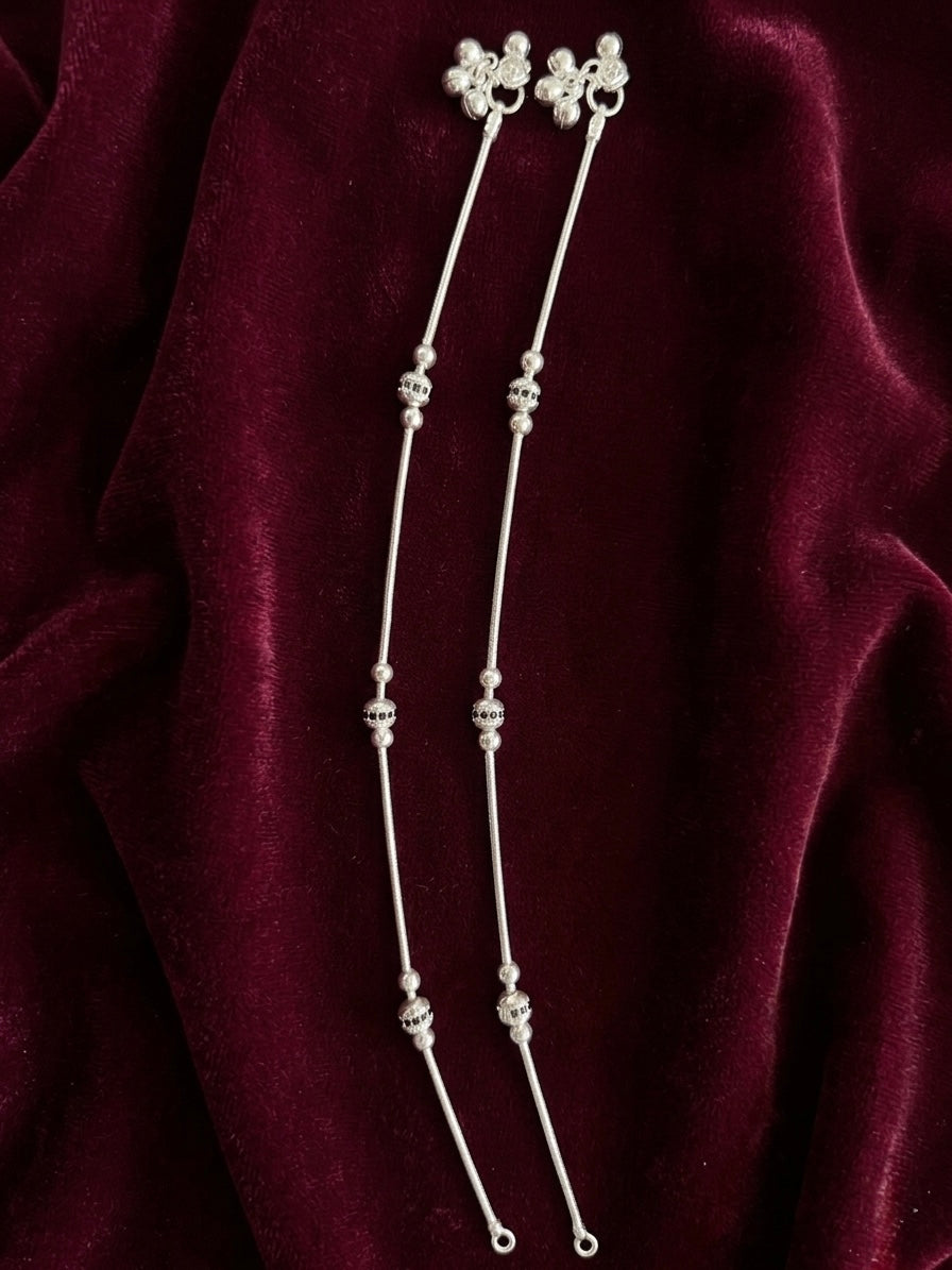 Silver Anklets