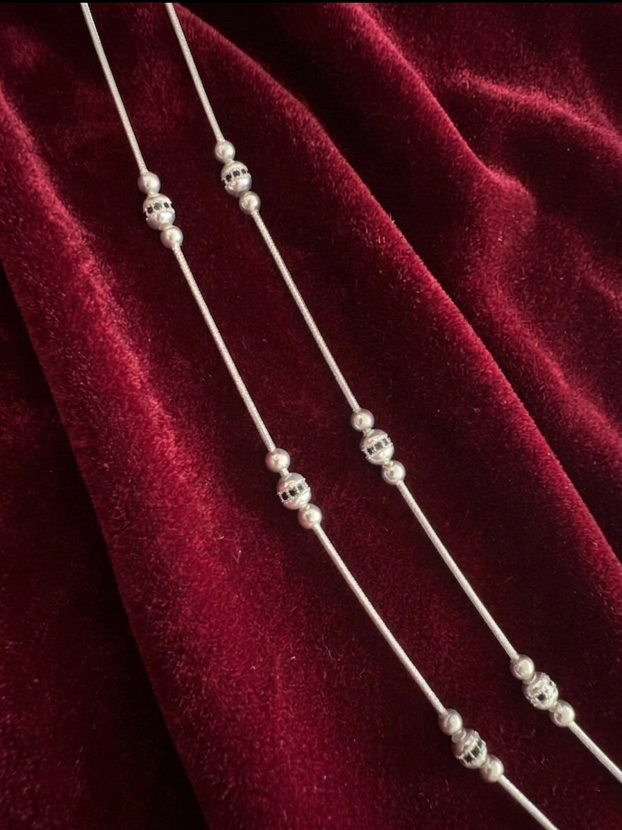 Silver Anklets