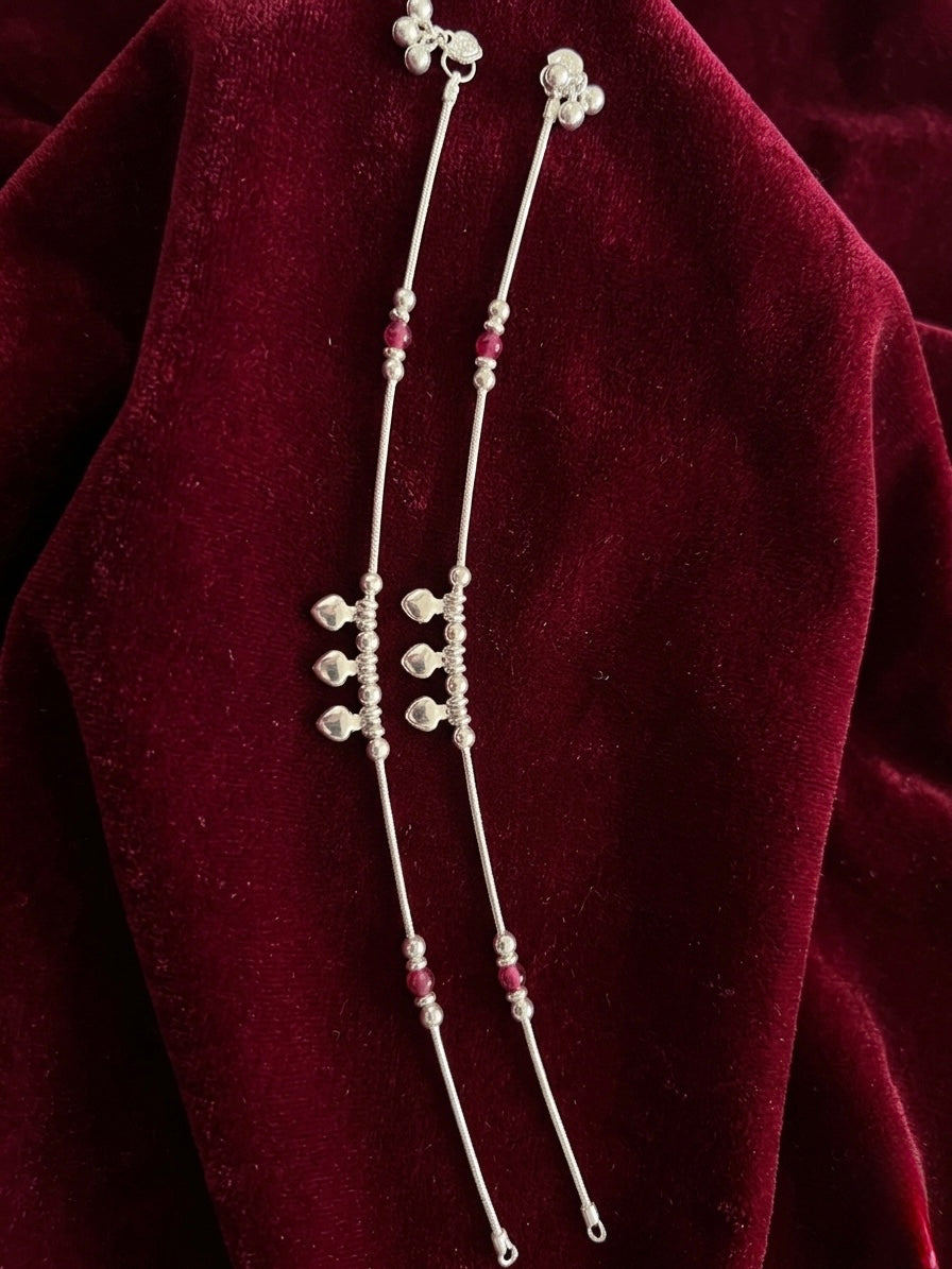 Silver Anklets