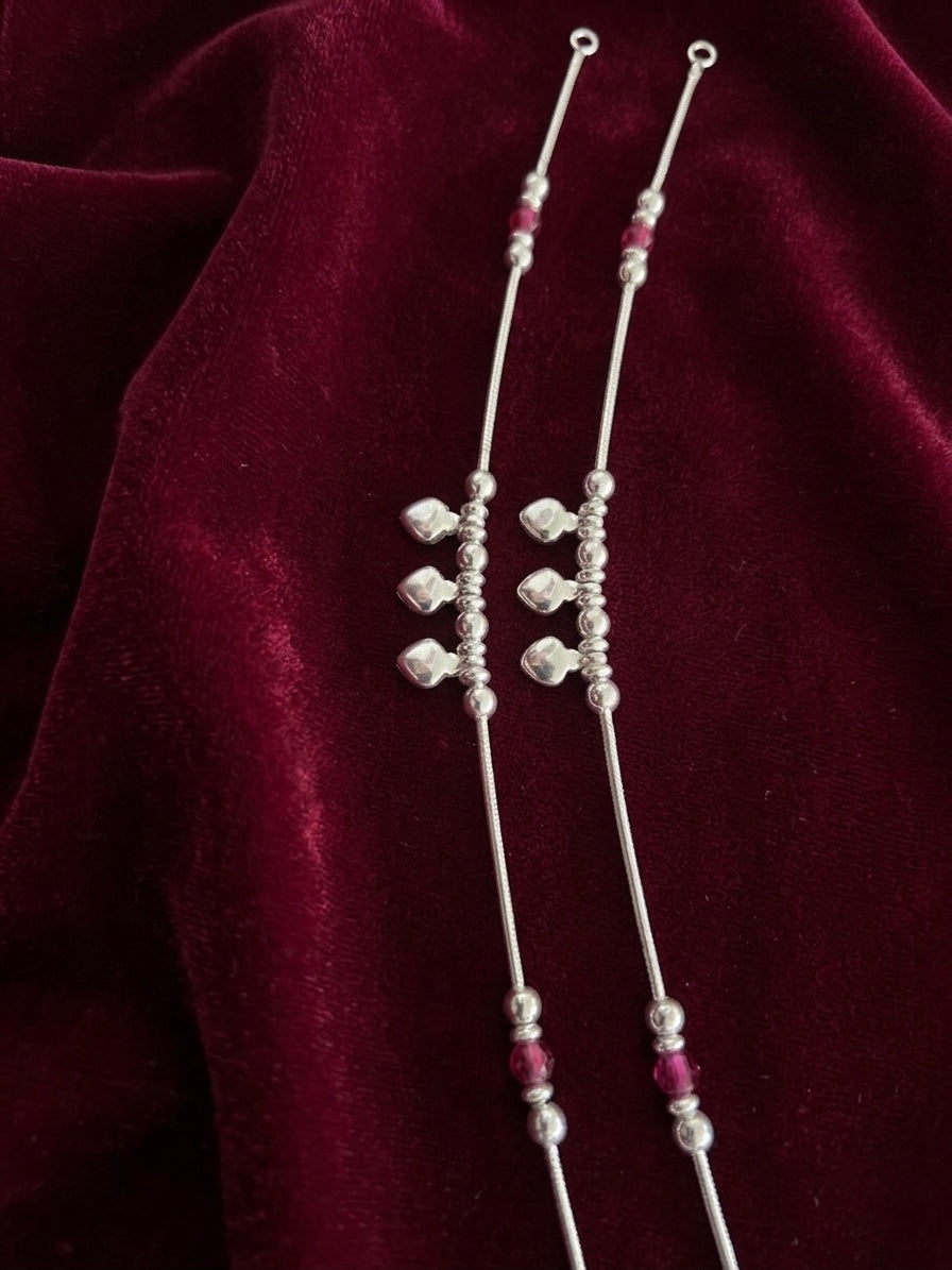 Silver Anklets