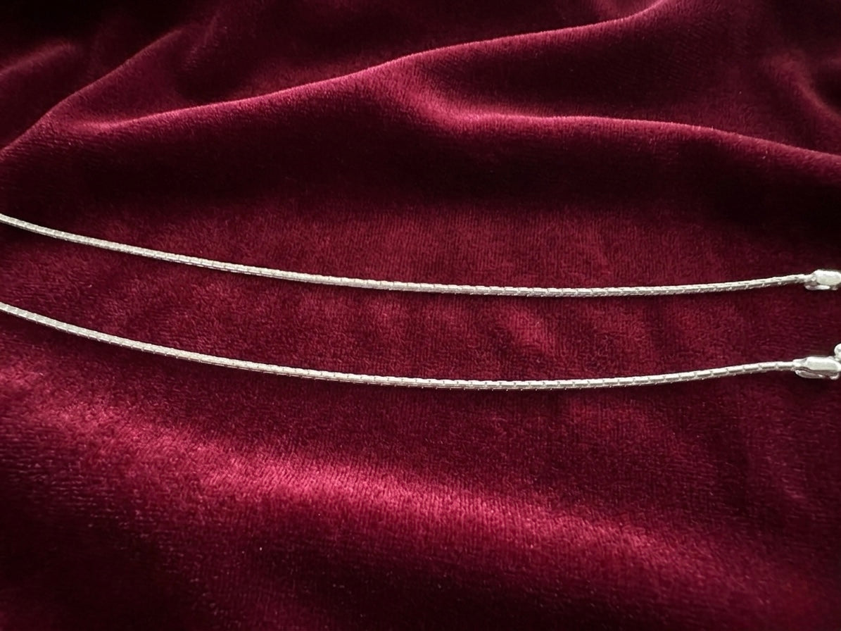 Silver Anklets