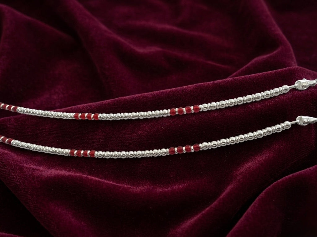 Silver Anklets