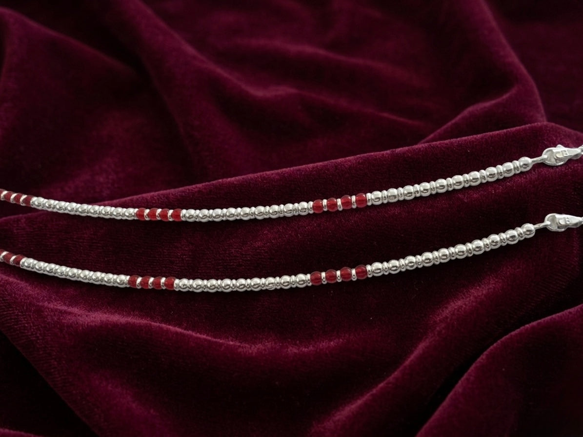 Silver Anklets