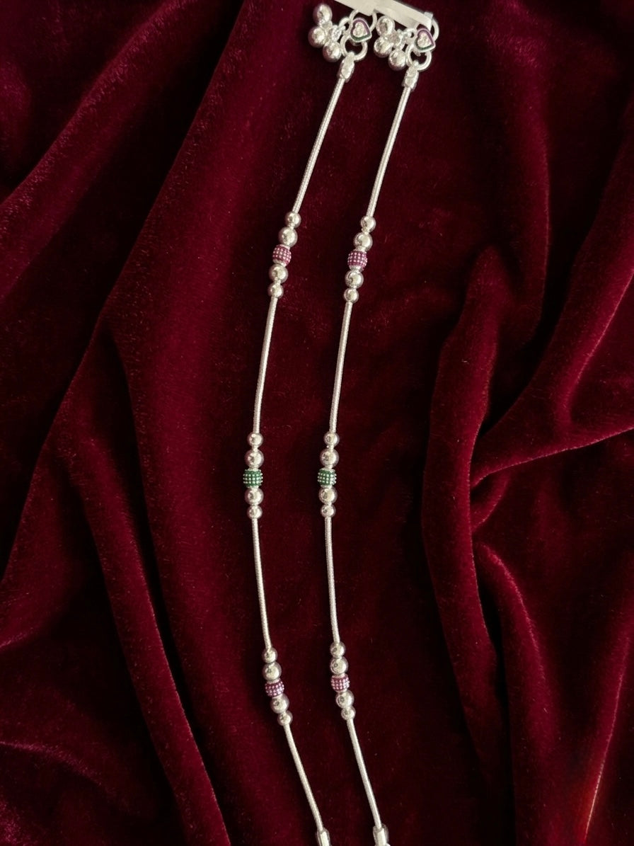 Silver Anklets