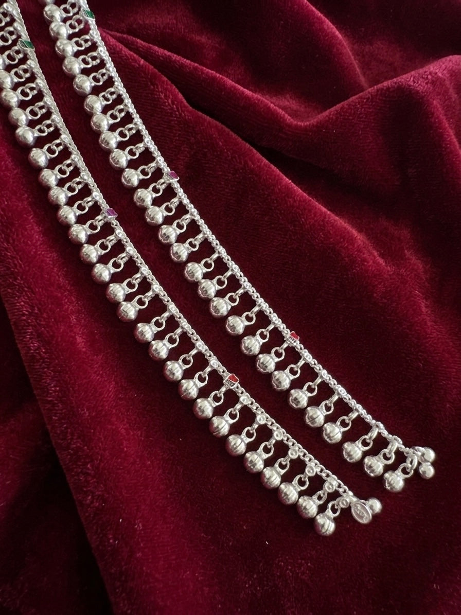 Silver Anklets