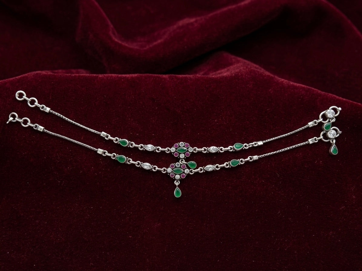 Silver Anklets
