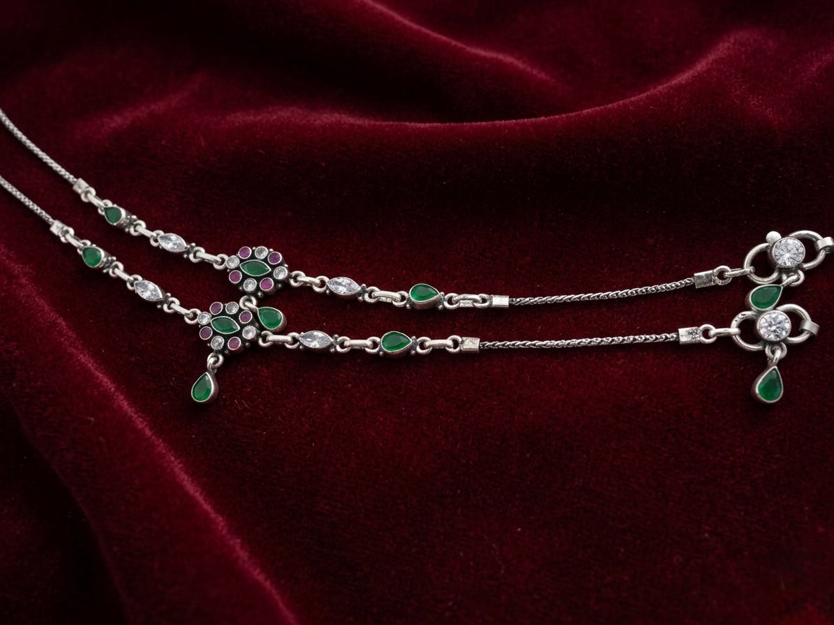 Silver Anklets