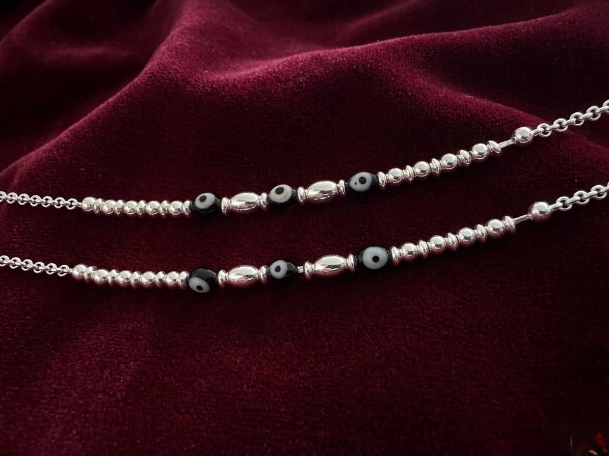 Silver Anklets