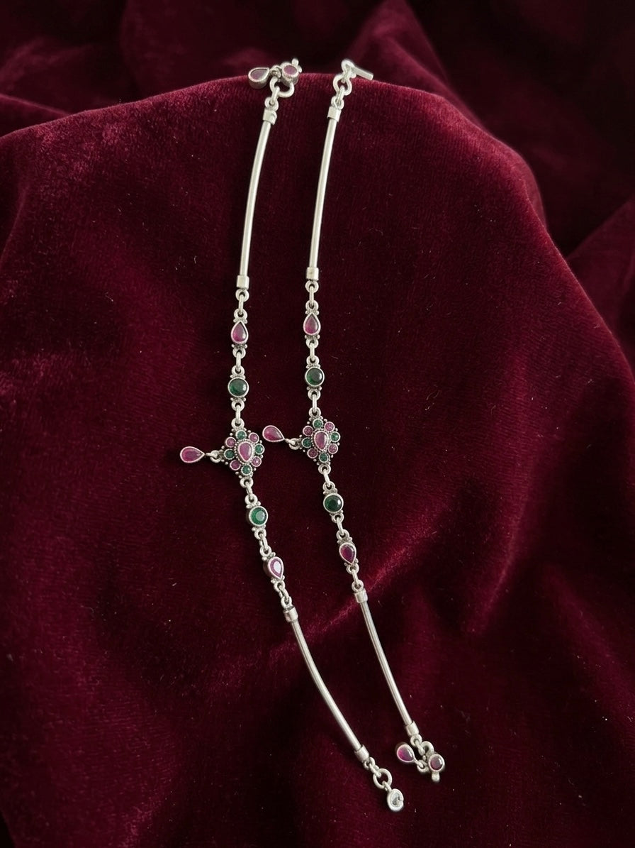 Silver Anklets