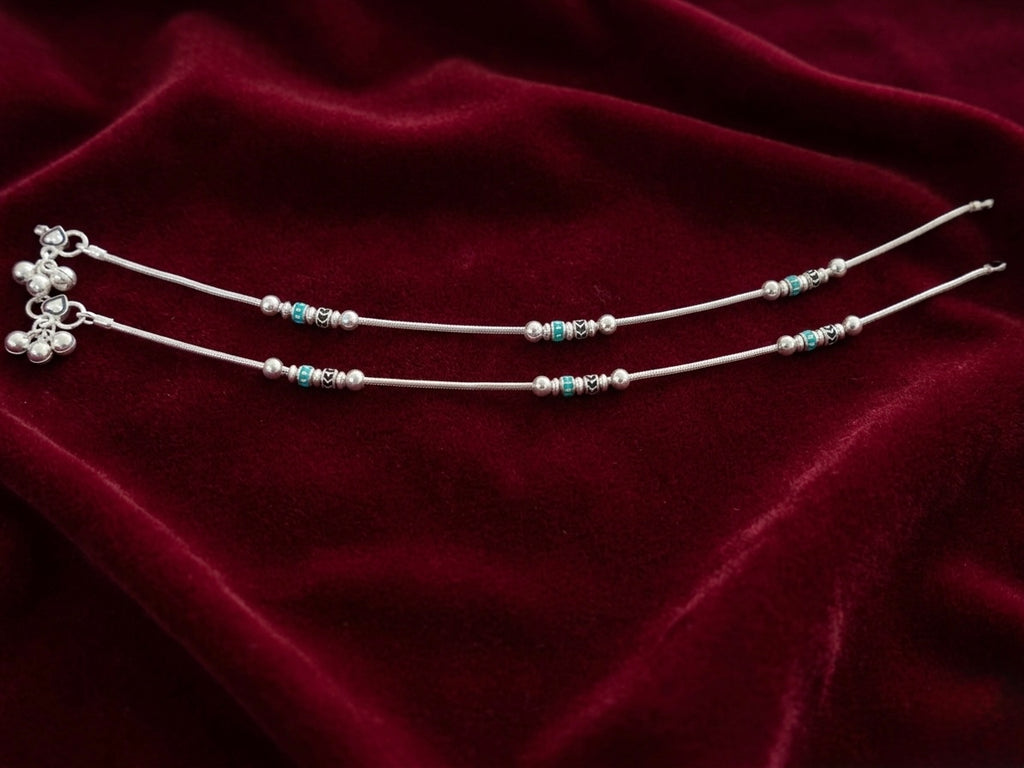 Silver Anklets